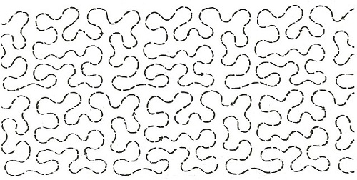 Crazy Puzzle  10" (2 rows of 5"
